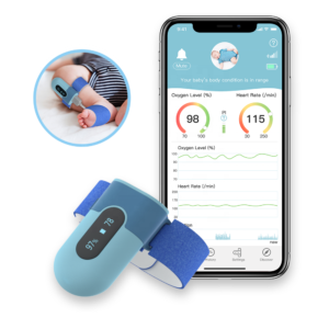 BabyO2 Smart Sock Infant Pulse Oximeter Baby Pulse Oximeter wireless