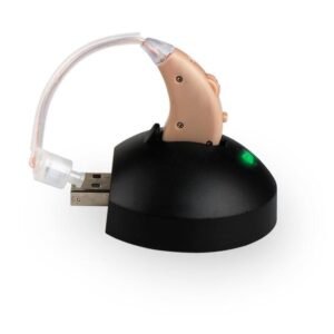 BTE Wireless USB Rechargeable Hearing Aids Earphone for the Deaf